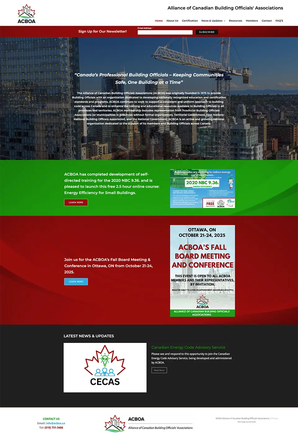 Association Website Design
