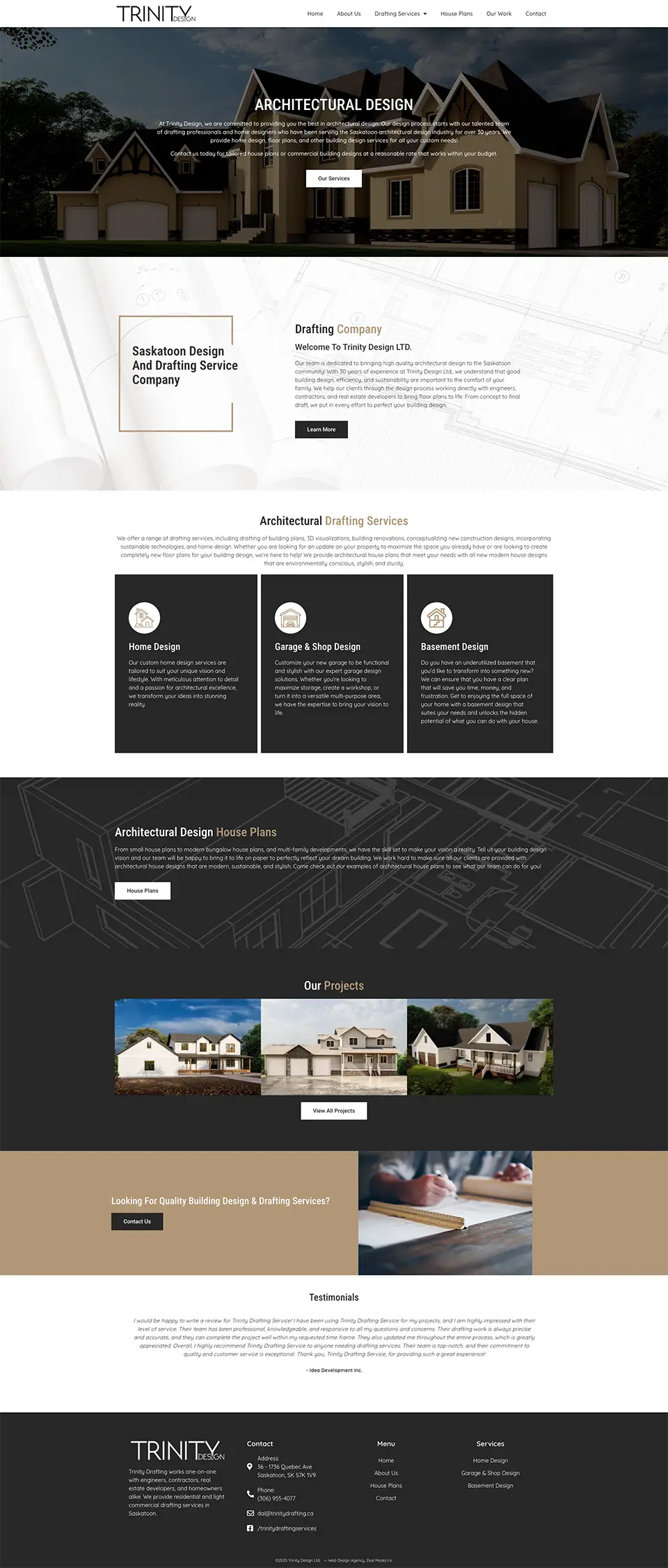 Architect Web Design