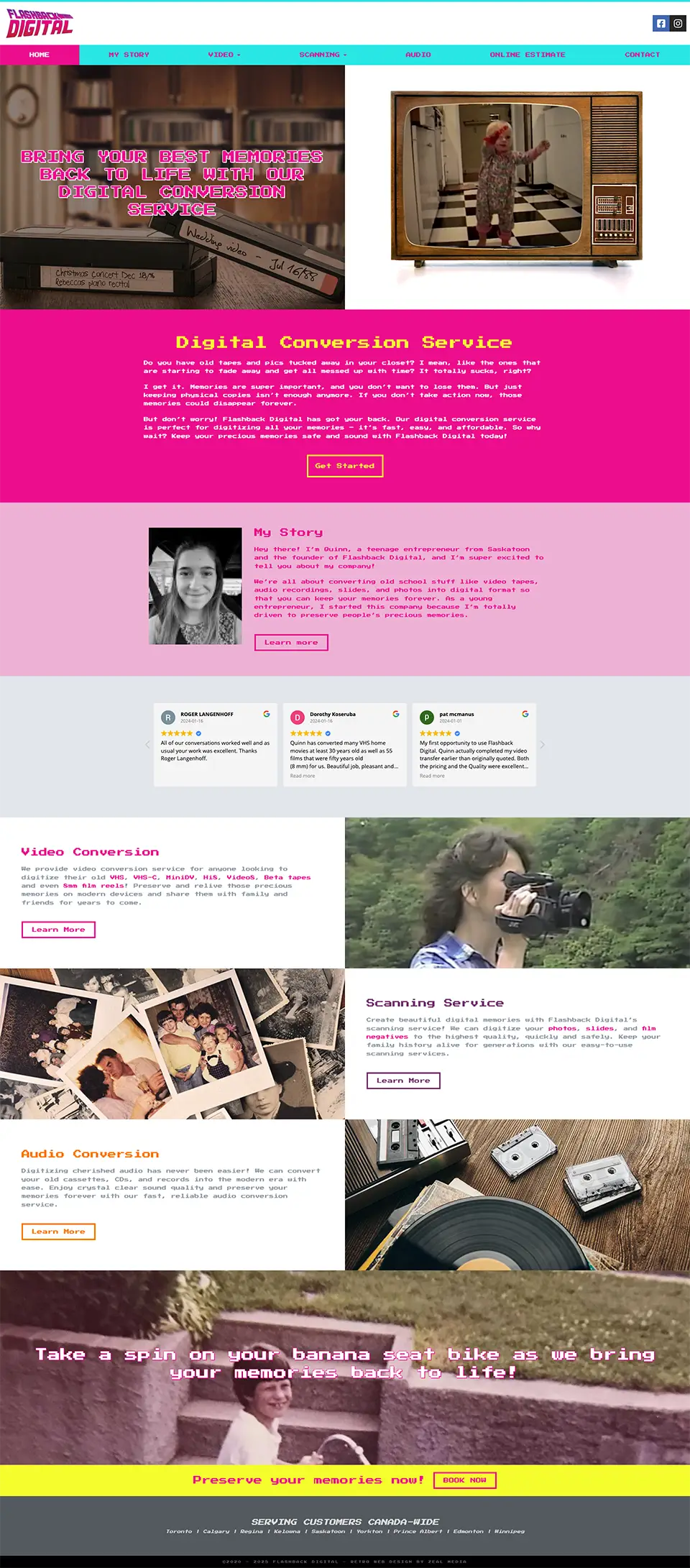 Retro Styled Web Design