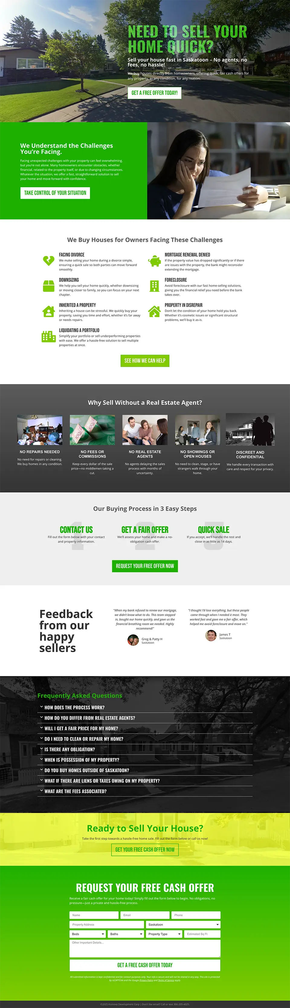 Landing Page Design for Real Estate Agents