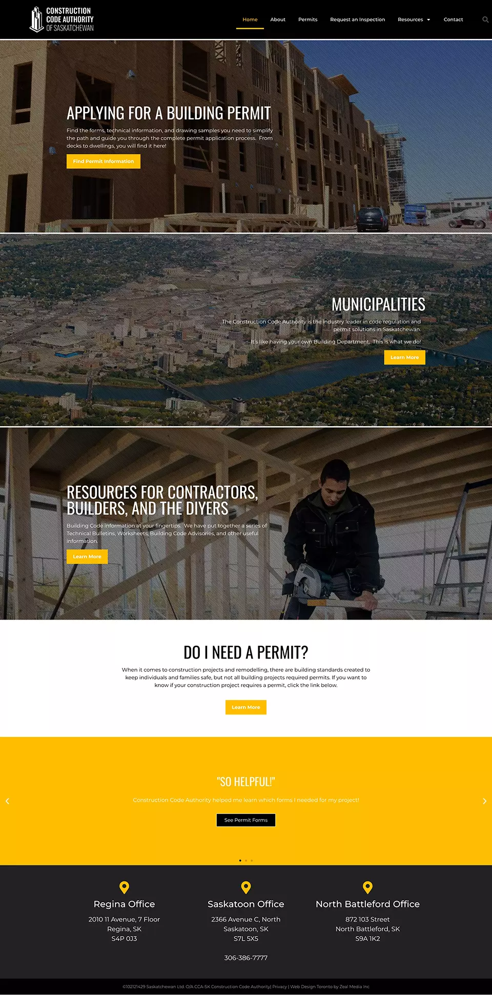 Construction Website Design