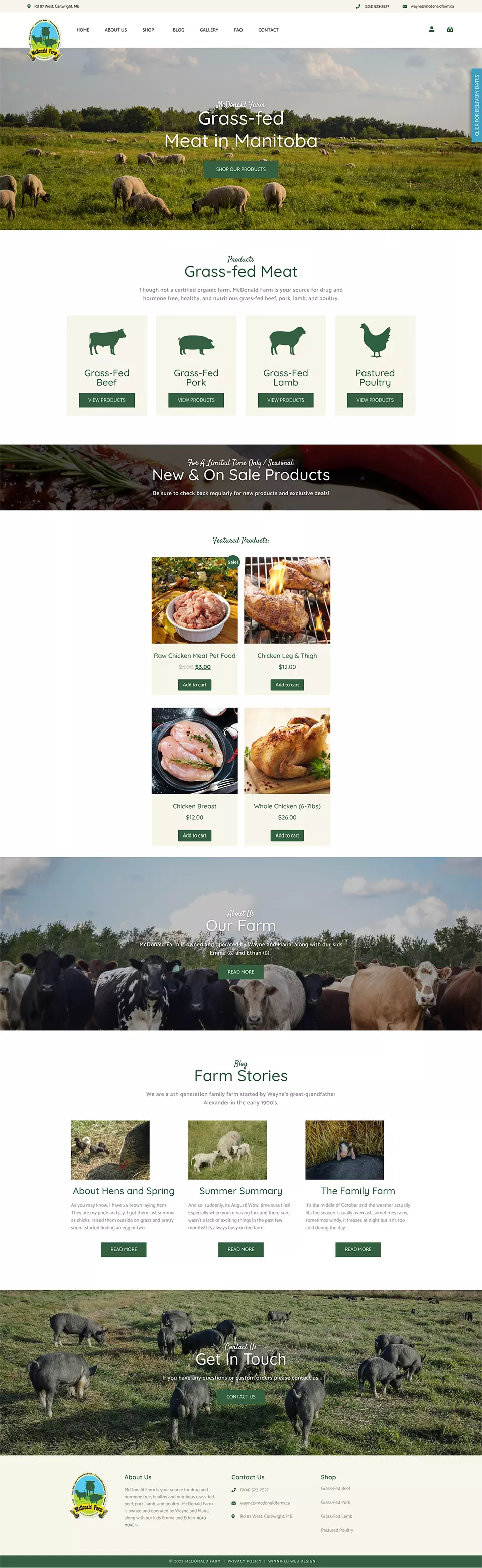 Farm Web Design