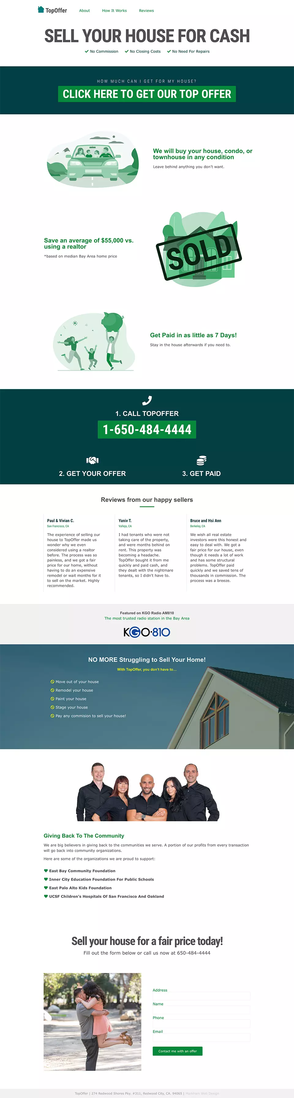 Landing Page Web Design Services