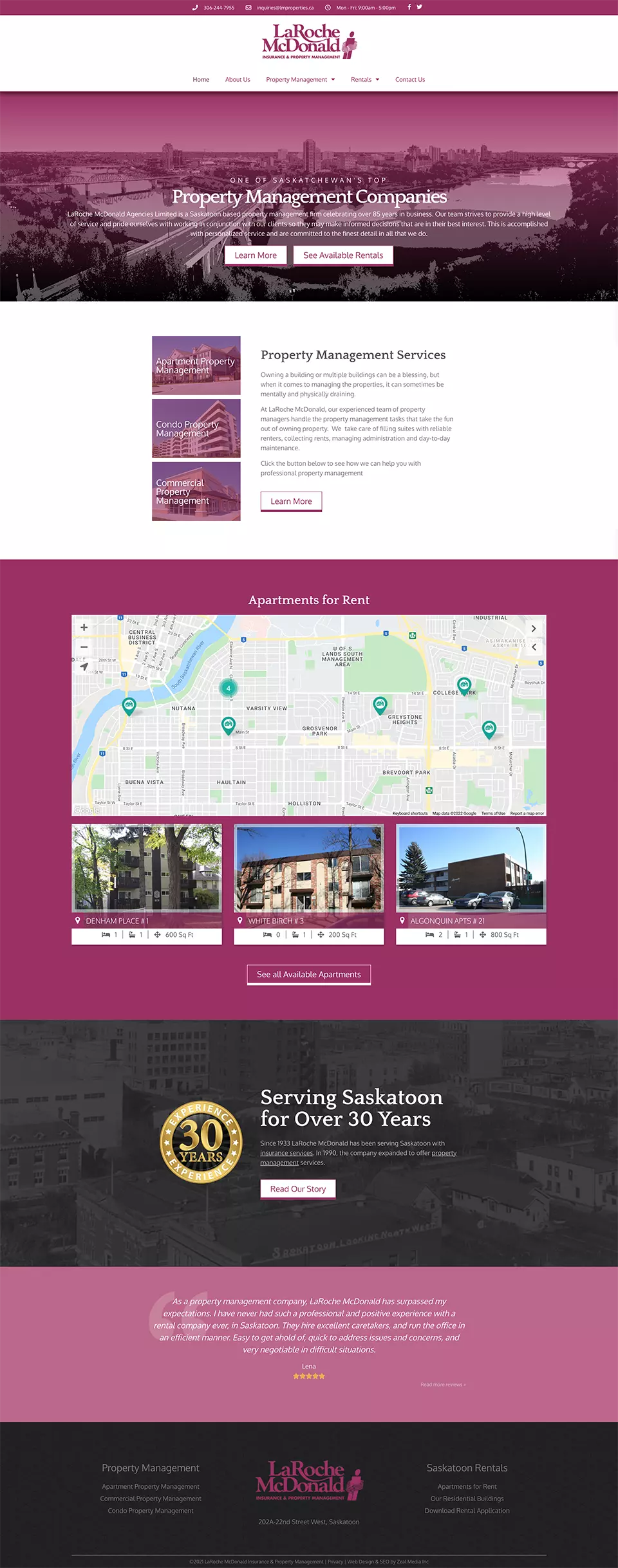 Propert Management Webdesigner