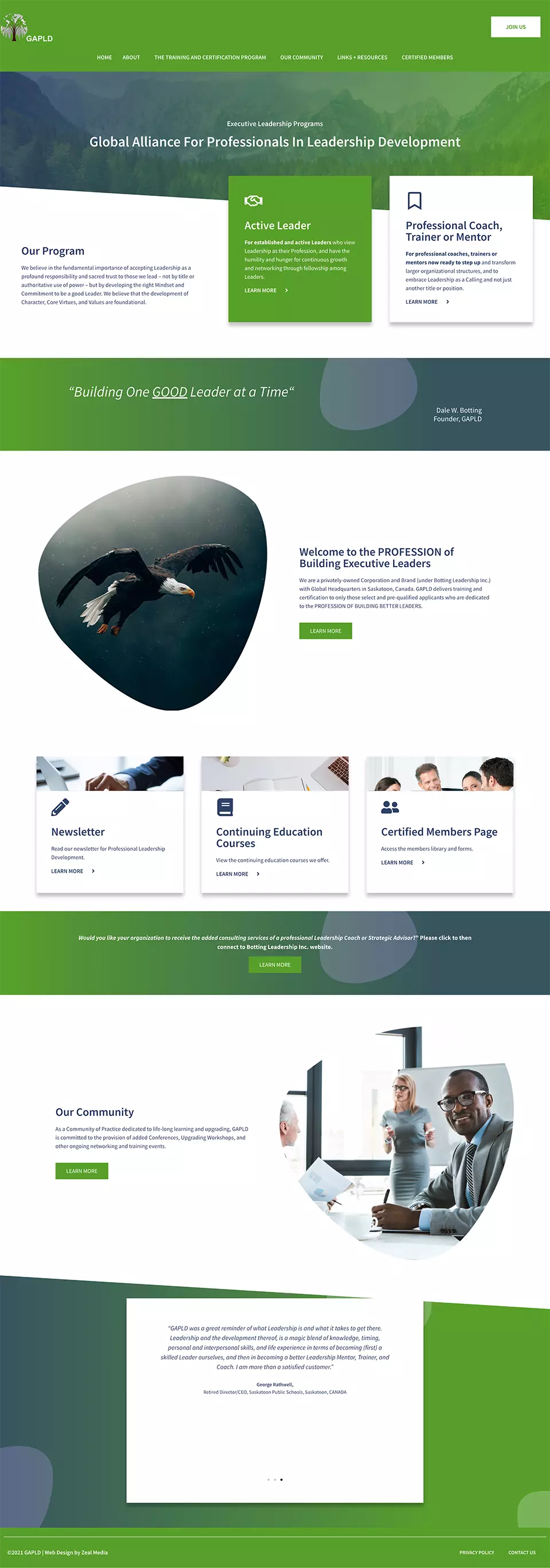 Webdesign for Coaches