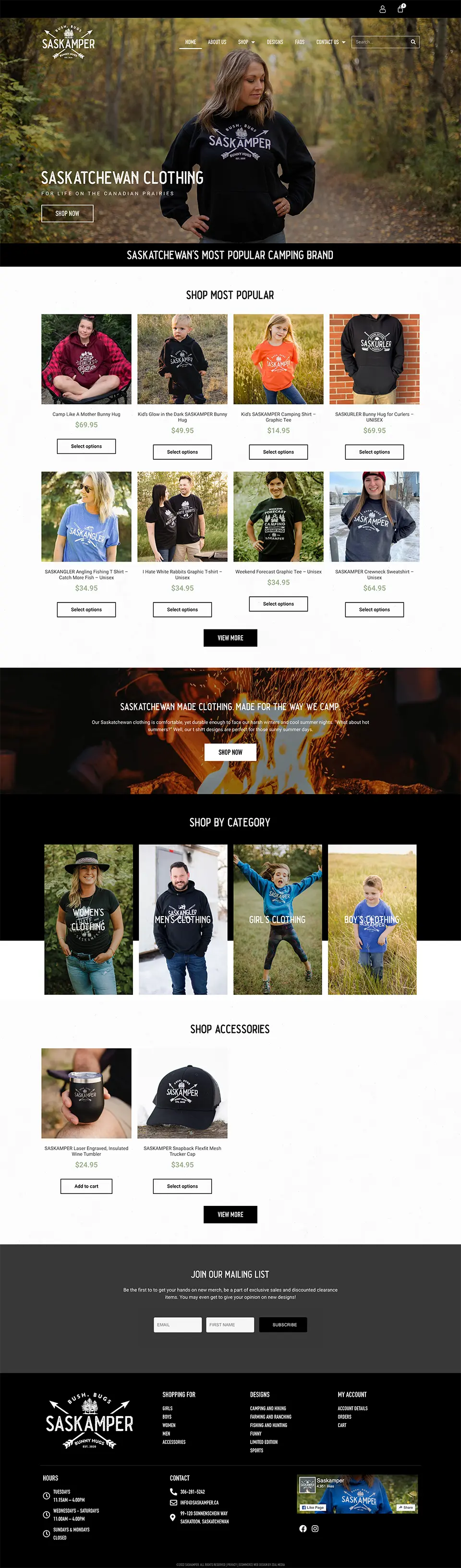 T-Shirt Web Design