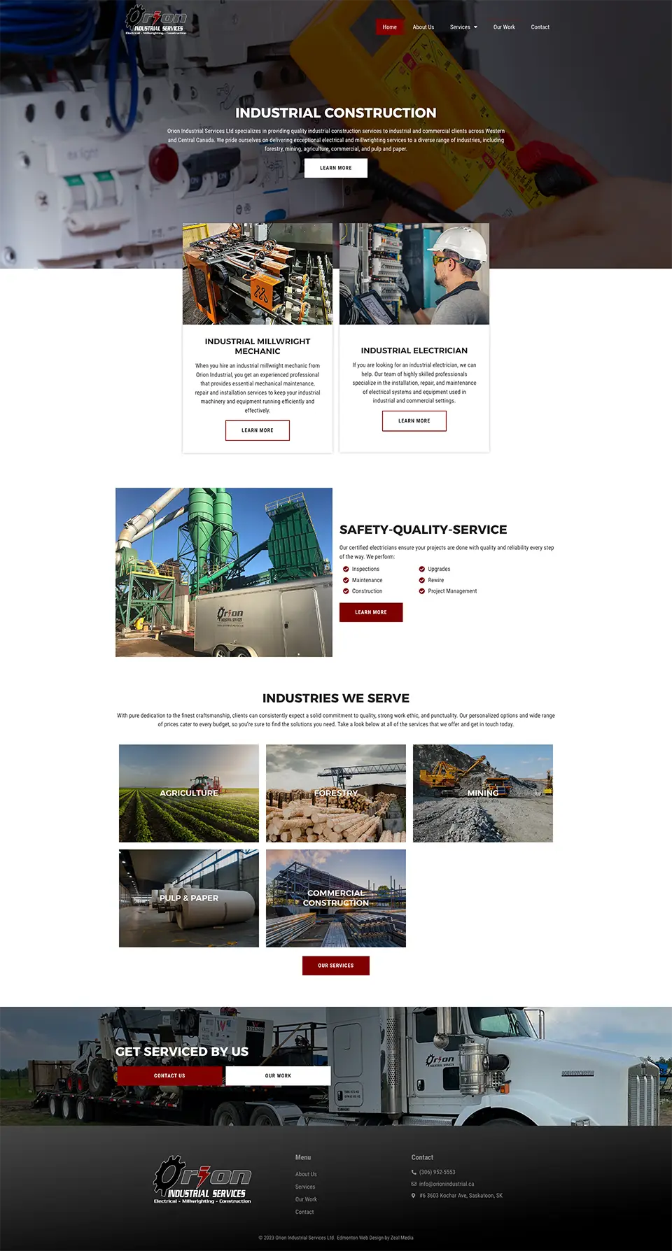 Industrial Website Designer