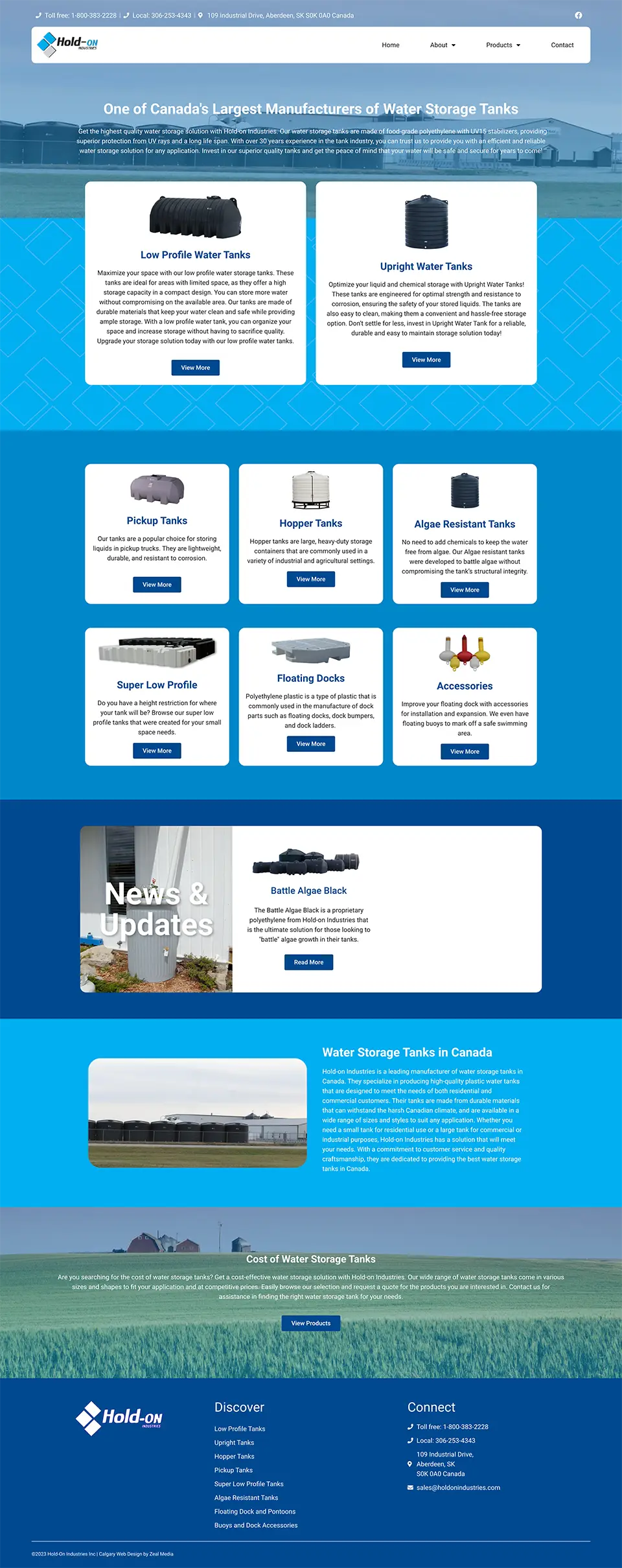 Manufacturer Website Design