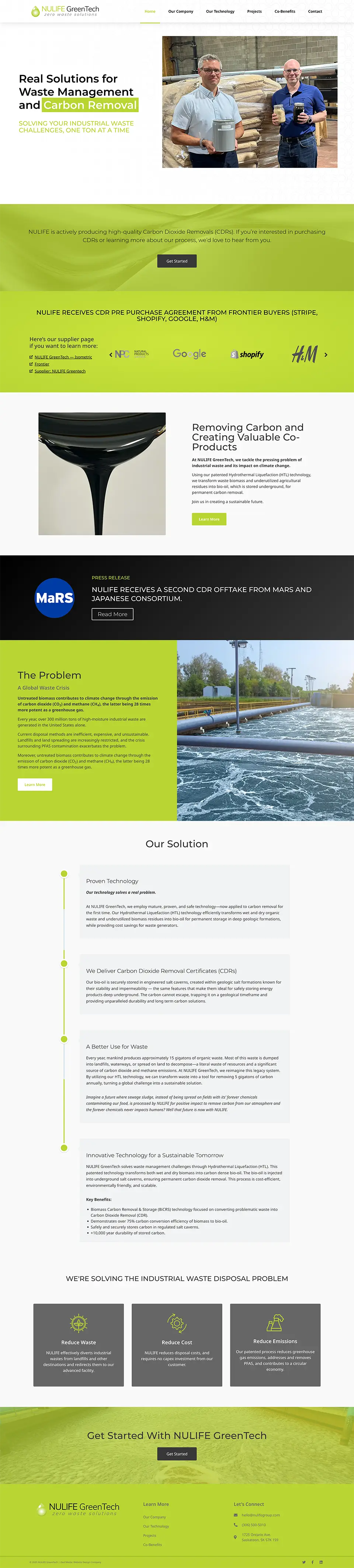 Web Design for Environmental Companies