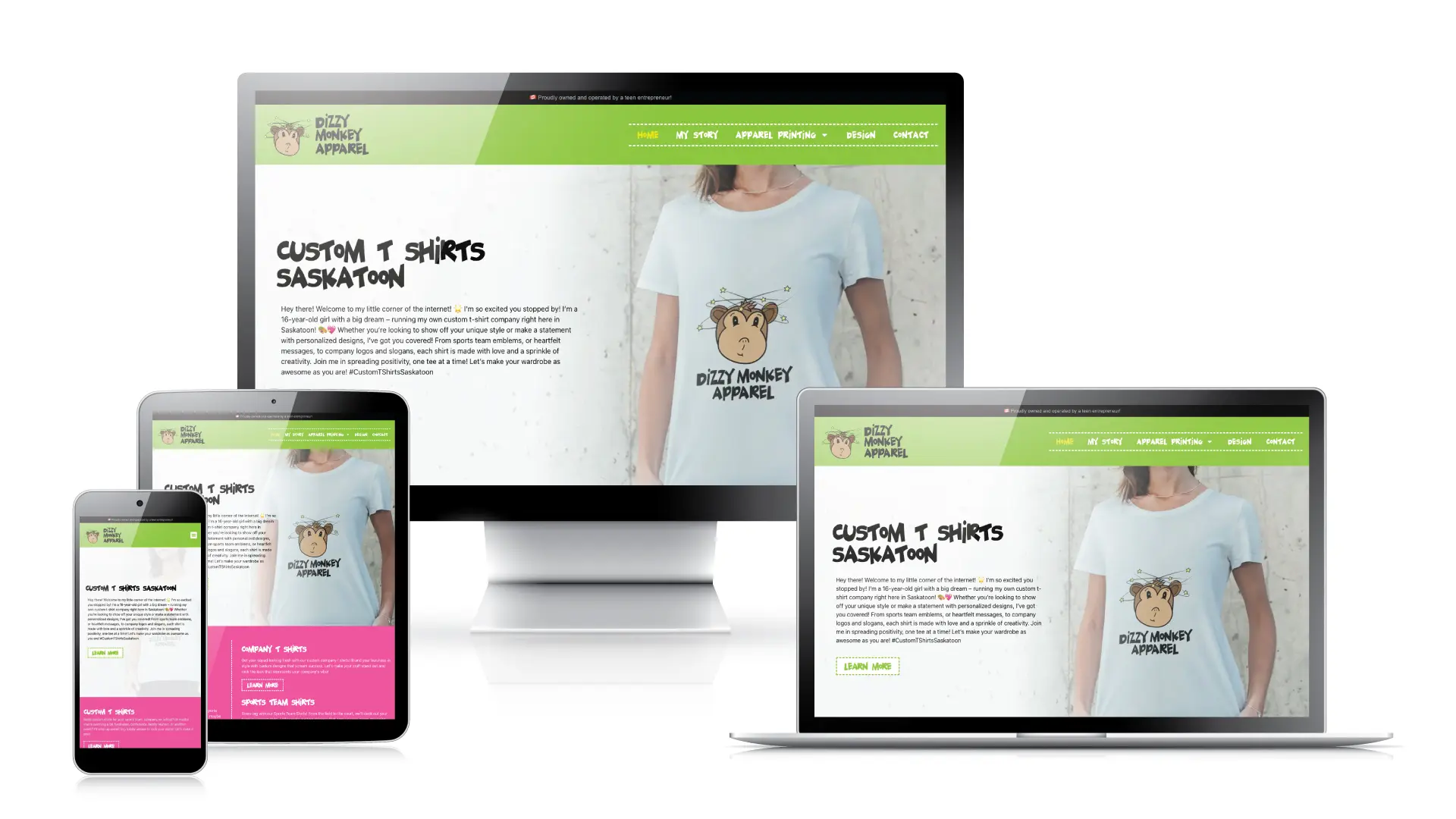 Apparel Webdesign