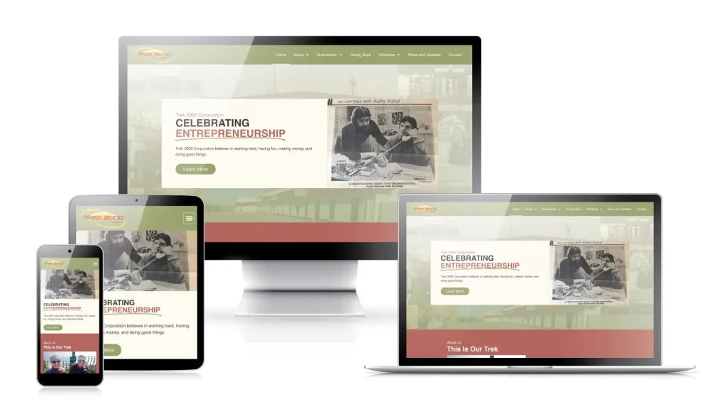 Entrepreneur Website Design