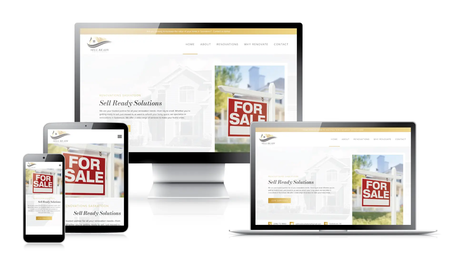 Home Renovation Website Design