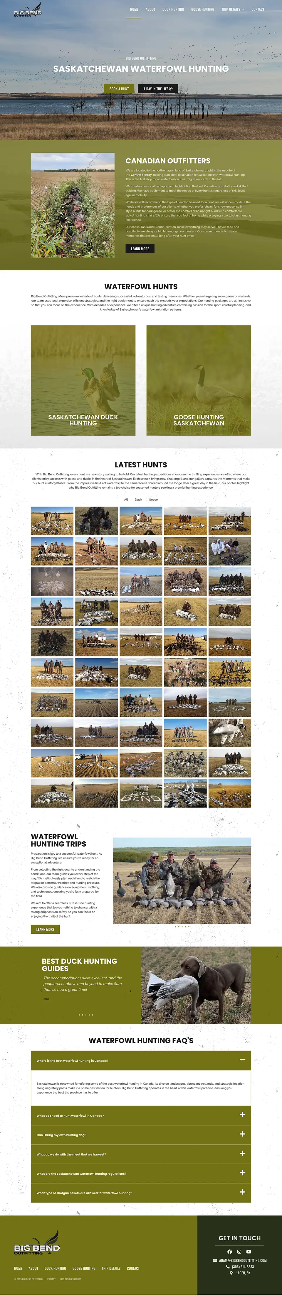 Hunting Web Designer