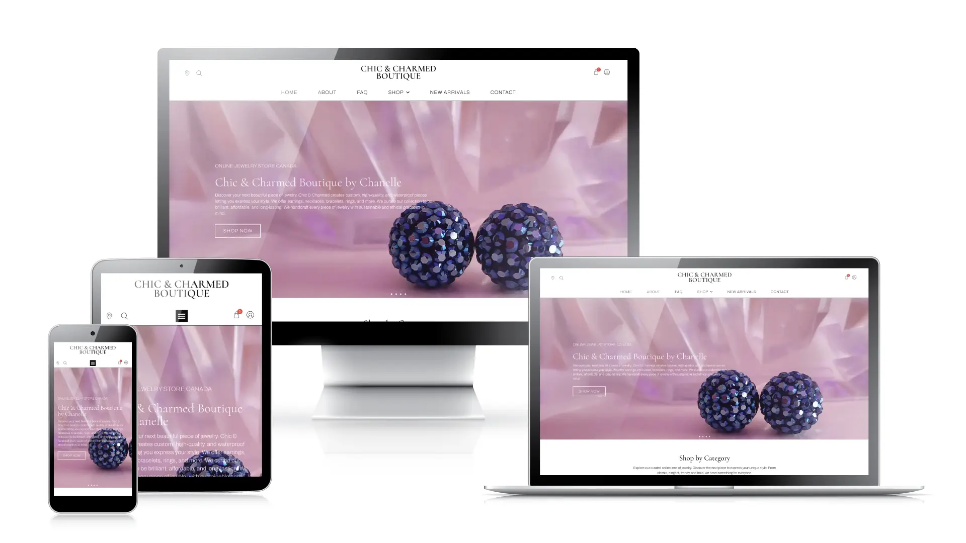 Jewelry Website Design