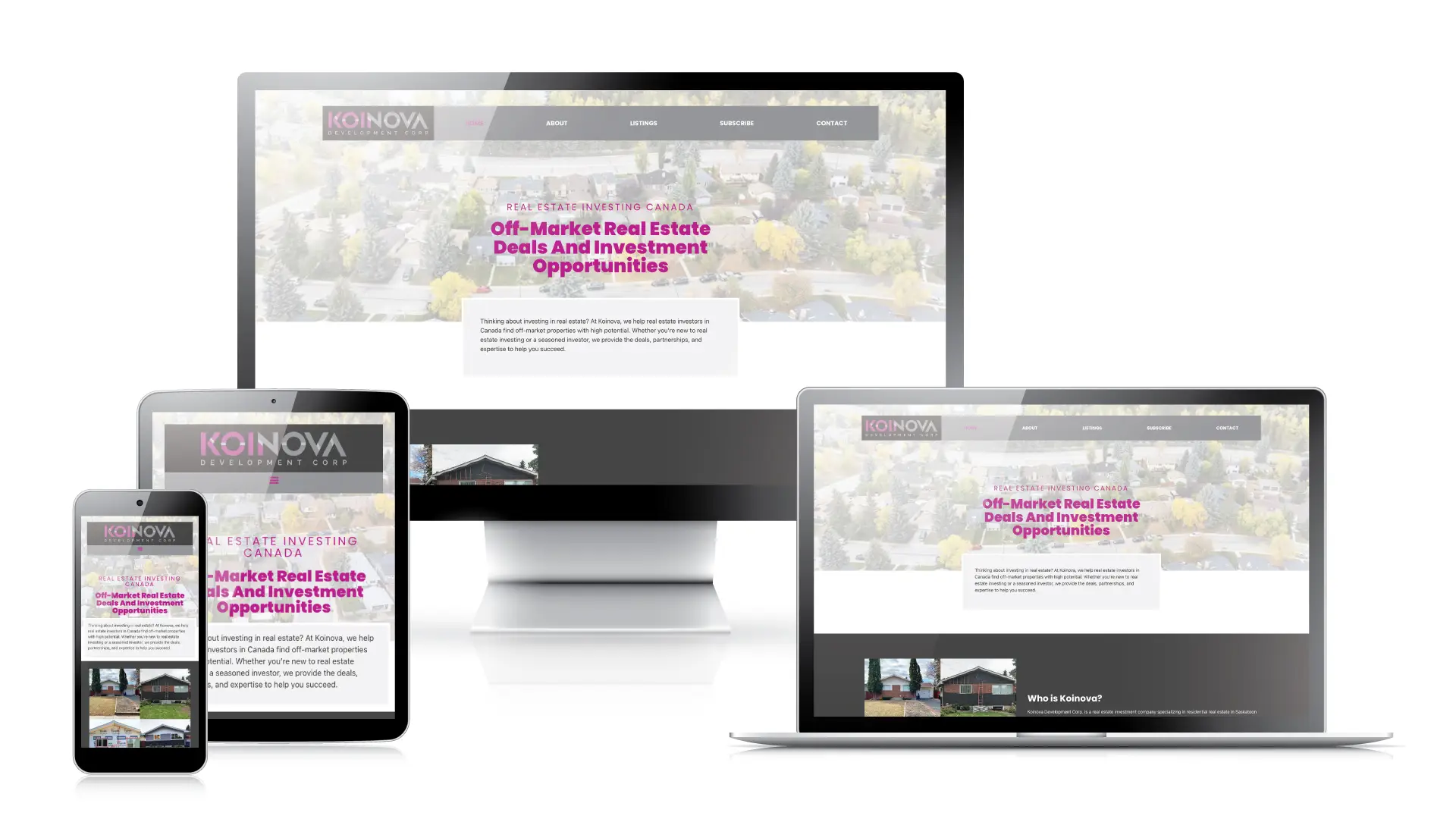 Real Estate Investor Website Design