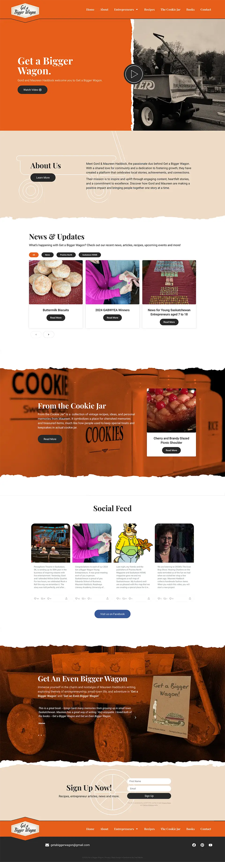 Recipe Web Designer