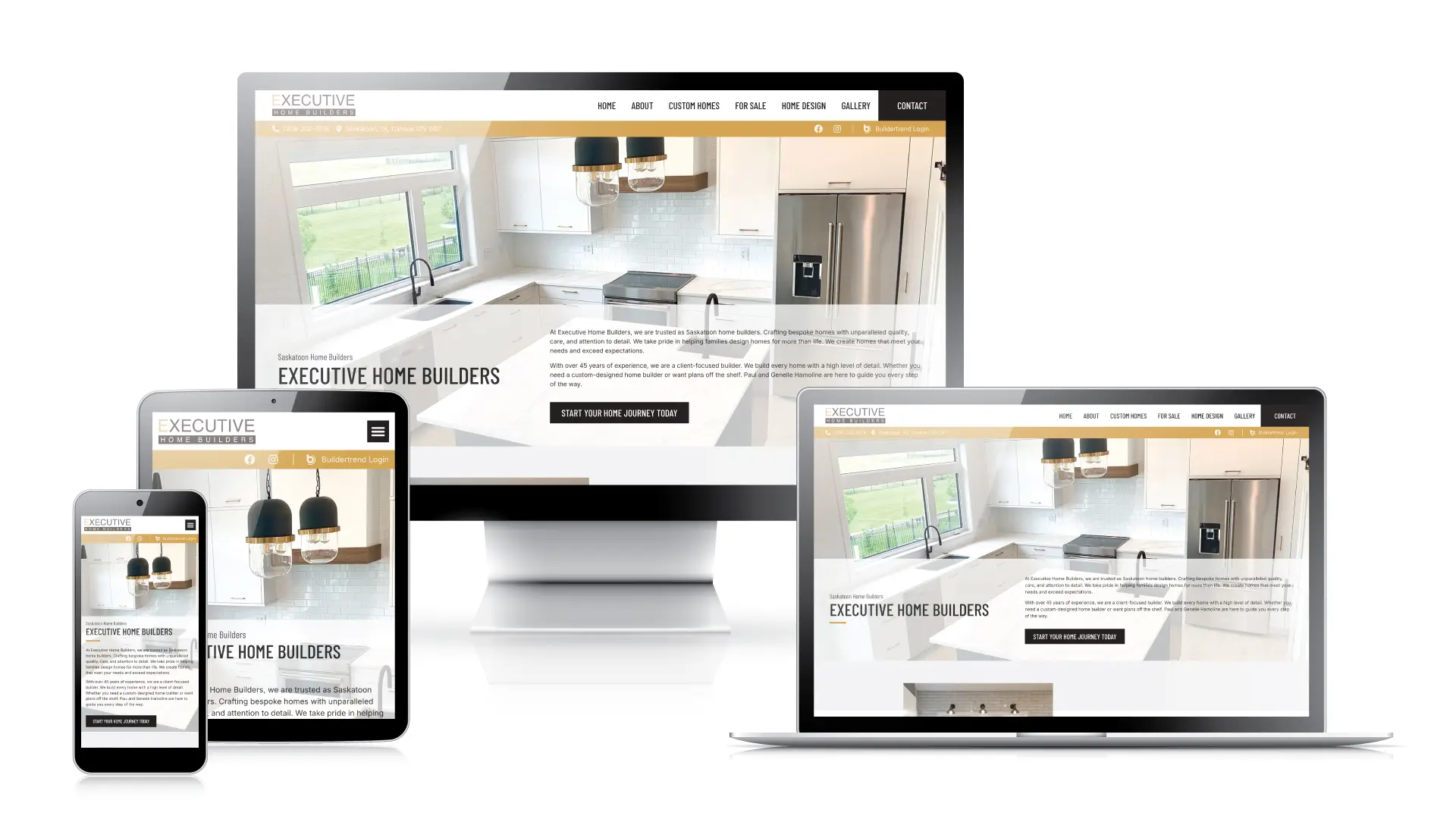 Home Builder Website Design