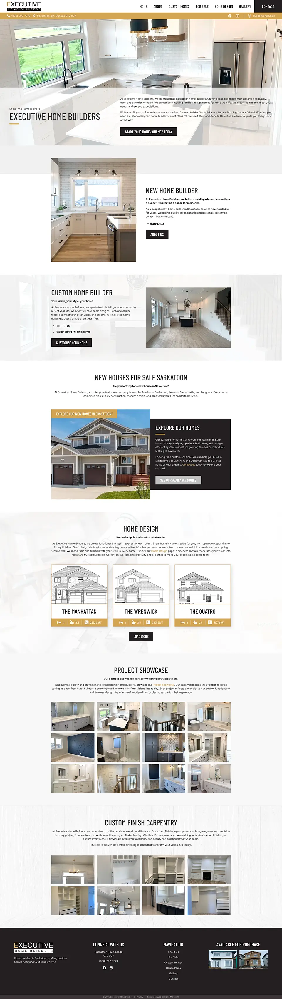 Web Design for Home Builders